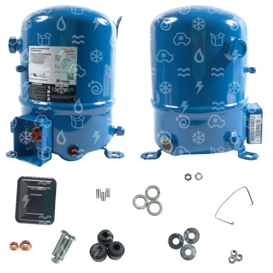 kompresor Maneurop MTZ-36JG4V, MBP - R134a, R404A, R407C, 380 V, 380-400V/3/50Hz, 460/3/60Hz